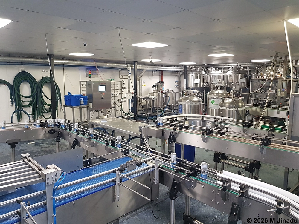 cans factory line